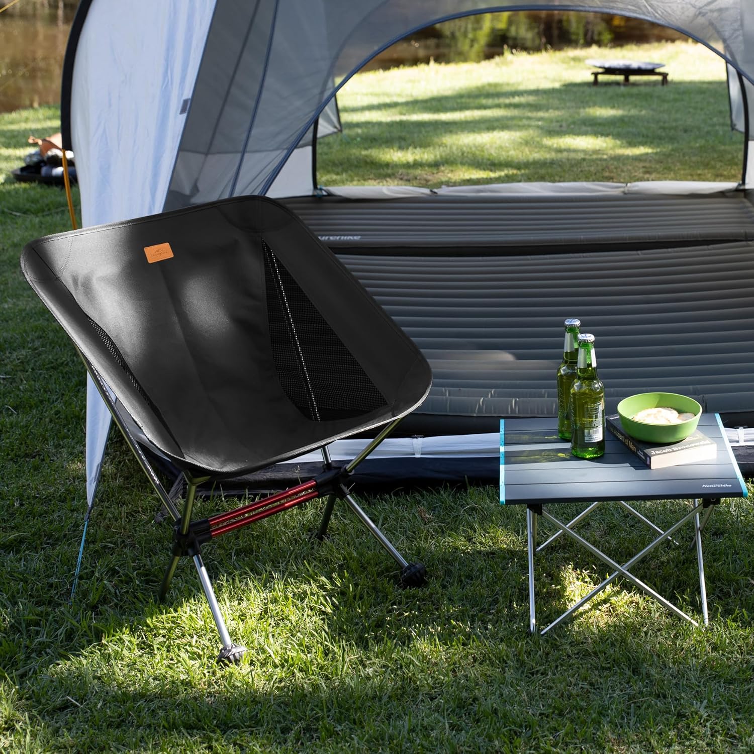 Ultralight Camping Chair 2.12 lbs Portable Backpacking Chair Folding Hiking Chair