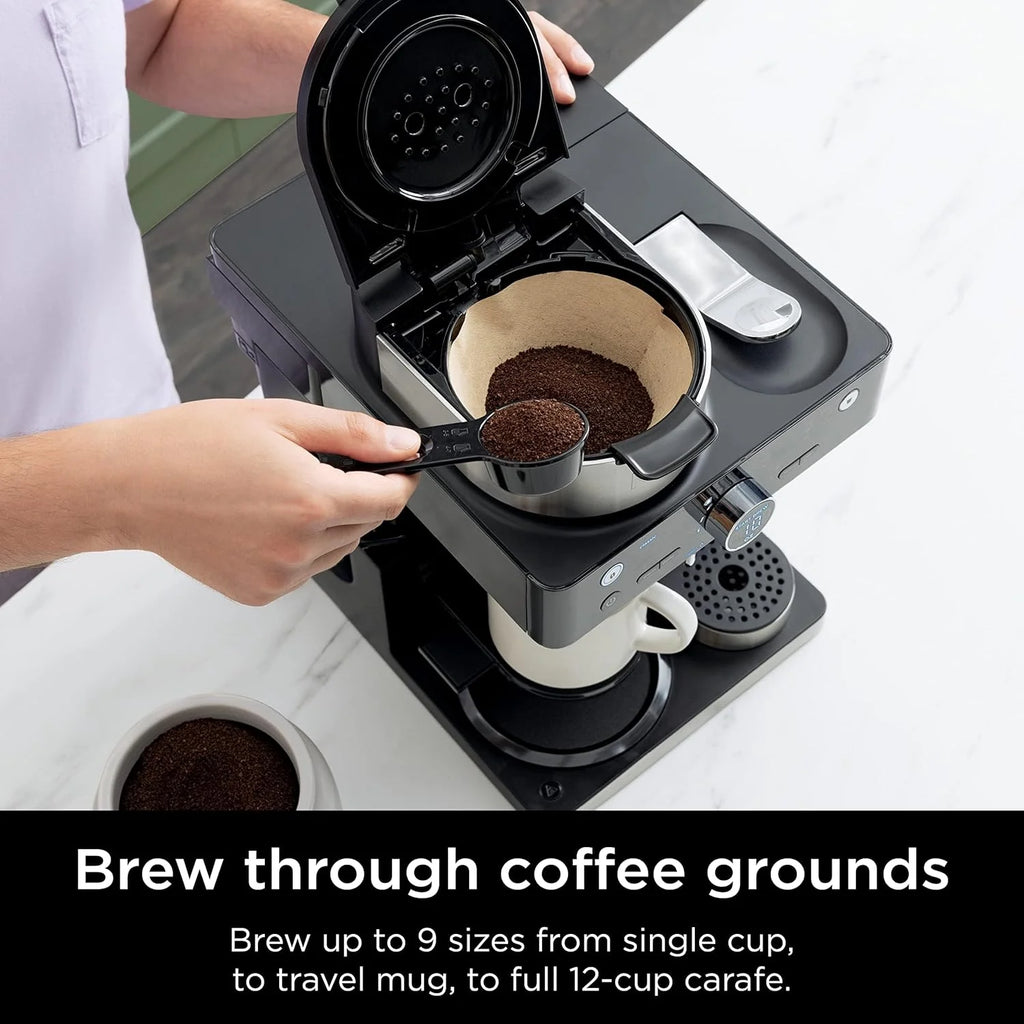 Ninja Espresso & Coffee Maker & Barista System, 3 Espresso Brew Styles
