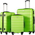 Luggage 3 Piece Set Suitcase Spinner Hardshell Lightweight TSA Lock