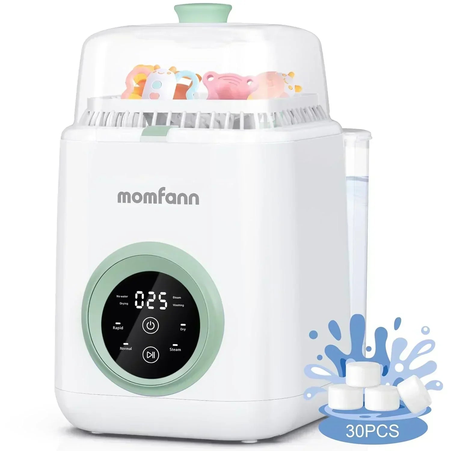 Baby Bottle Washer-19 Min Rapid Wash Sterilizer and Dryer All-in-One Cleaner Bottles Pump Parts