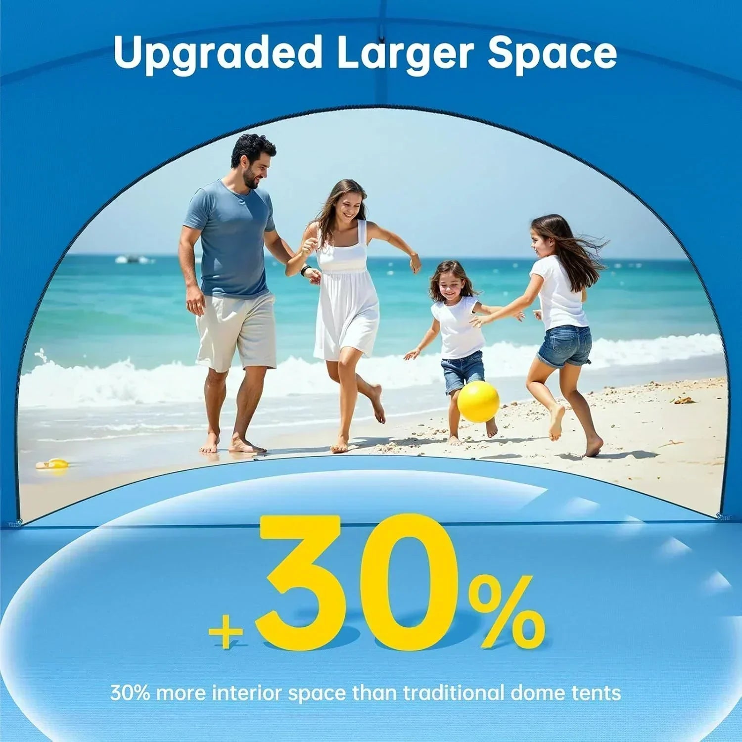 Beach Tent Sun Shelter Beach Shade Tent with UPF50+ UV Protection Beach Sun Shelter Beach Shade